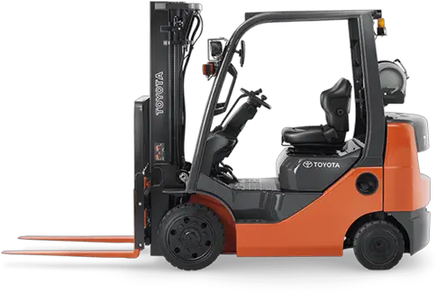 Internal Combustion Cushion Tire Forklift U2013 Badger Toyotalift Toyota 8fgc45u Png Forklift Png