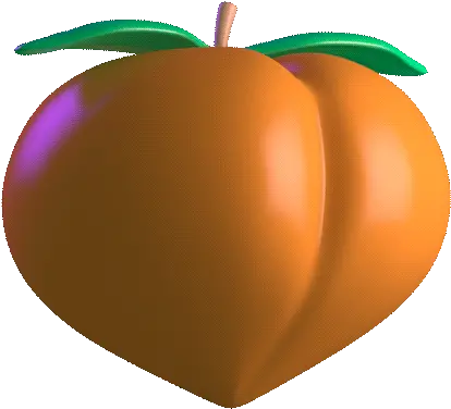 Peaches Emoji Transparent Png Clipart Booty Emoji Gif Peach Emoji Png