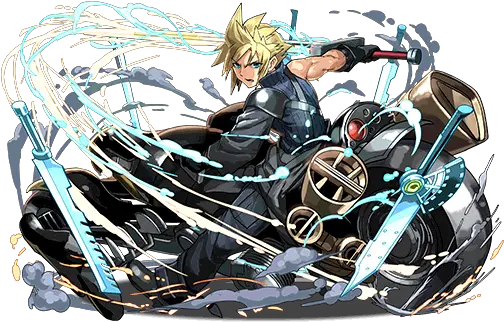 Cloud Strife Puzzles And Dragons Cloud Png Cloud Strife Png