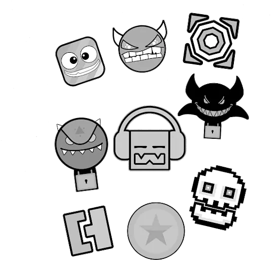 Geometry Dash Puzzle For Sale By Zipa Geometry Dash Drawing Png Geometry Dash Shy Guy Icon