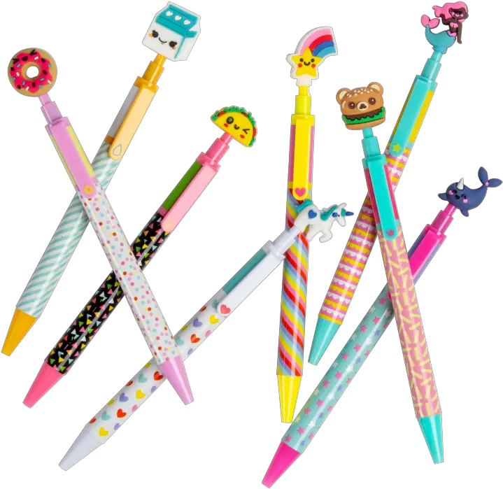 8 Pack Novelty Icon Top Pen Sets Marking Tool Png Super Punch Out Icon