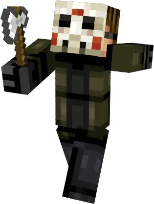 Friday 13 Minecraft Minecraft Skin Jason Voorhees Png Friday The 13th Game Logo