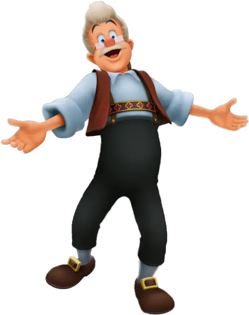 Full Size Png Image Geppetto Kingdom Hearts Pinocchio Png