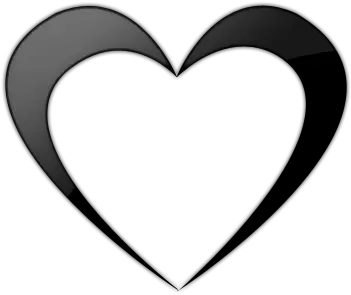 Black Heart Icon Clipart Best Love Background Black Png Transparent Simple Heart Icon