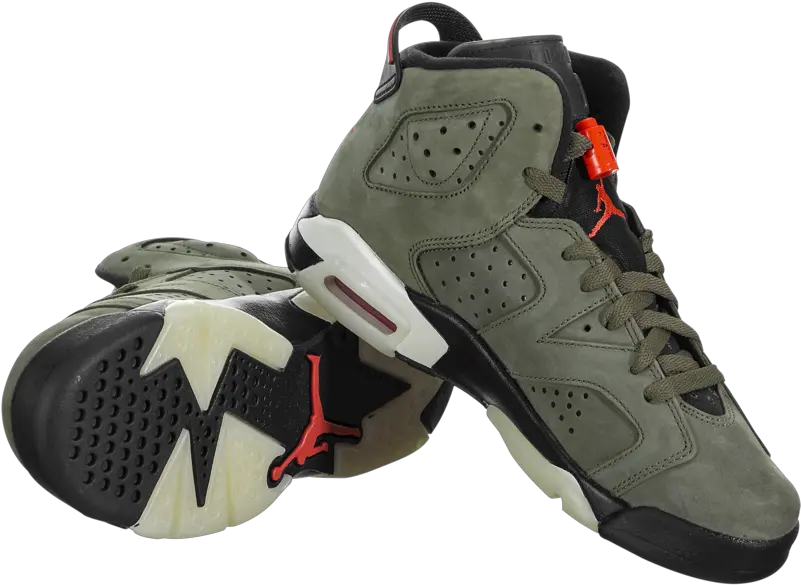 Air Jordan 6 Retro Sp Travis Scott Kids Round Toe Png Travis Scott Transparent