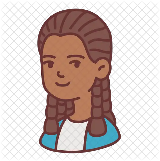 Dreadlocks Female Icon Cartoon Png Dreadlocks Png