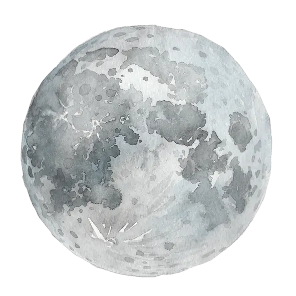 Moon Doodle Png