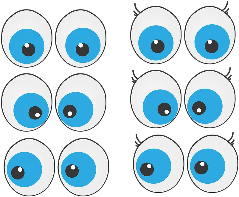 Eyes Comic Cartoon Free Image On Pixabay Circle Png Funny Eyes Png