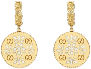 Gucci Jewelry Earrings Gucci Gold Bloom Earrings Png Gucci Icon Twirl Collection Necklace