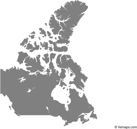 Vector Maps Of Canada Free Canada In North America Map Png Blank Flag Png