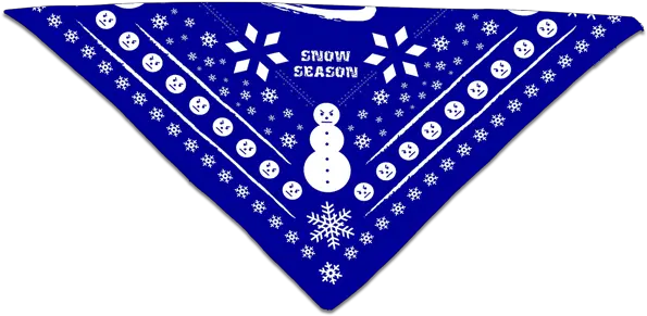 Hd Snow Bandana Blue Blue Bandana Png Bandana Png