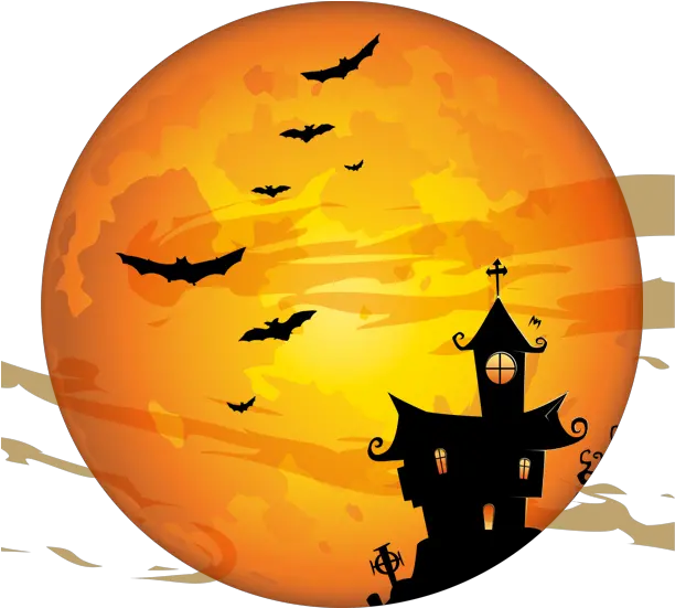 Download Full Halloween Moon Trick Ortreating Costume Party Halloween Full Moon Png Halloween Party Png