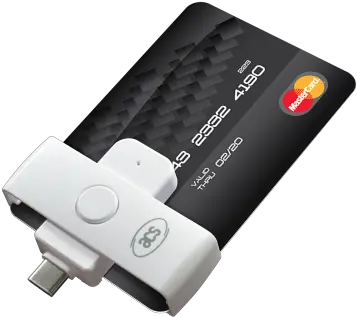 Acr39u Nf Usb C Smart Card Reader Png Nf Logo