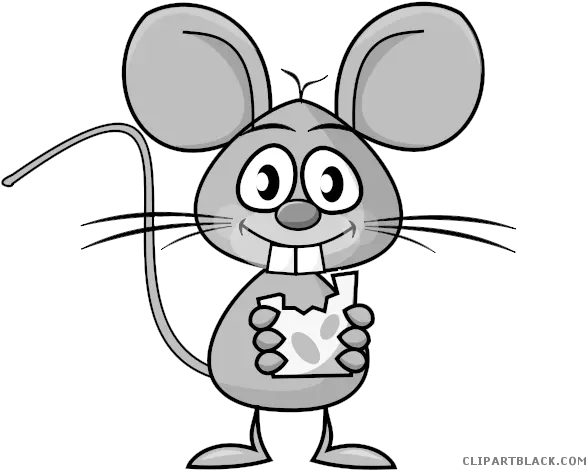 Rat Animal Free Black White Clipart Images Clipartblack Mouse Eating Cheese Cartoon Png Daniel Tiger Png