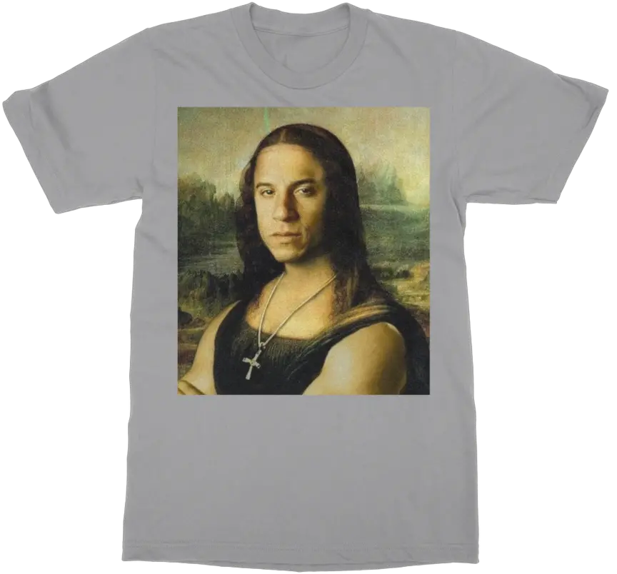 Mona Lisa Adult T Post Malone Mona Lisa Png Vin Diesel Png