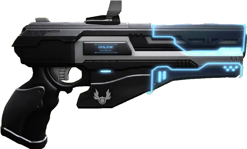 Transparent Laser Gun Pistol Sci Fi Gun Png Laser Gun Png