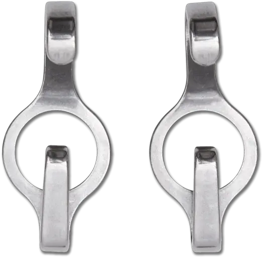 Circle Curb Chain Hooks Pair Curb Chain Png Chain Circle Png