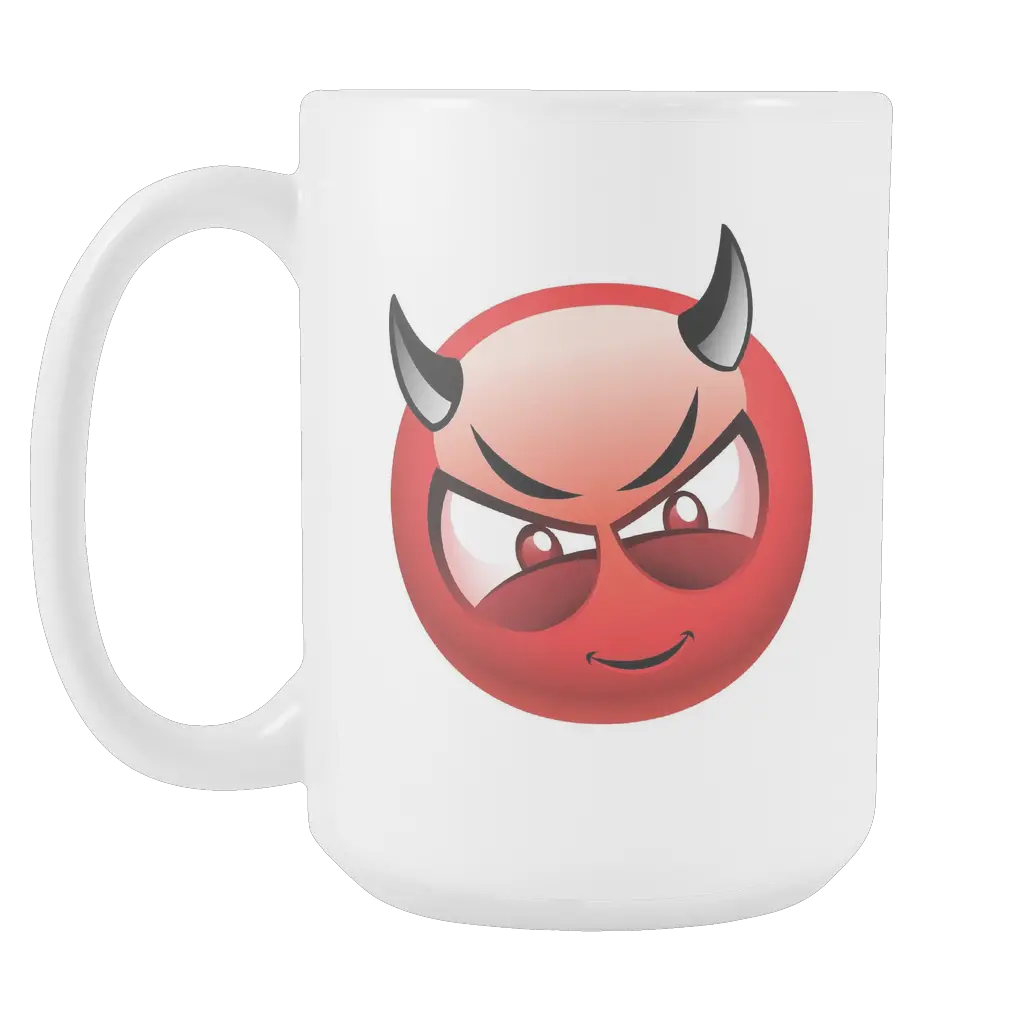 Download Devil Emoji 15oz Coffee Mug Evil Emoji Transparent Background Png Devil Emoji Png