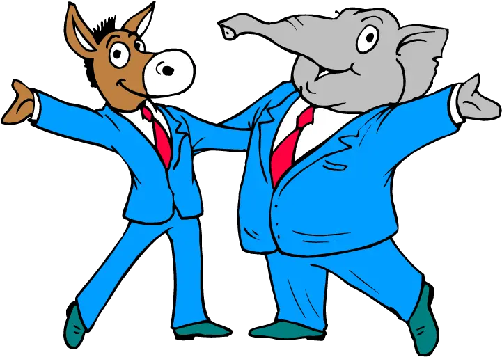 Politics Clipart Gop Transparent Free For Democrats And Republicans Together Png Republican Symbol Png