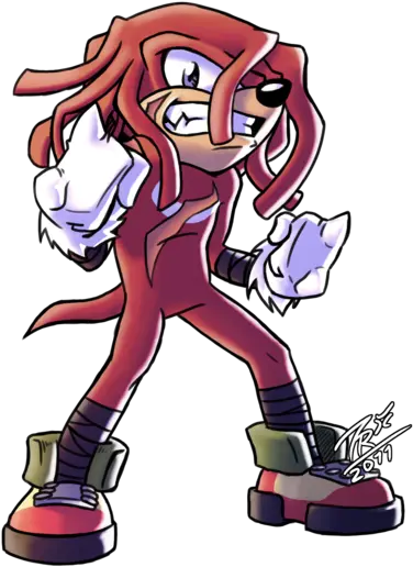 Knuckles Cartoon Png Knuckles The Echidna Png