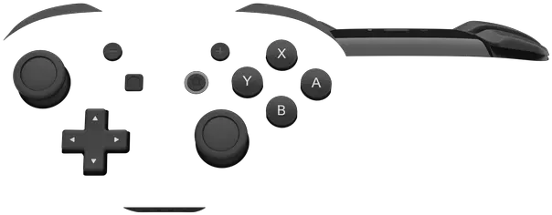 Gaming Clipart Controller Nintendo Pro Controller White Nintendo Switch Png Nintendo Controller Png