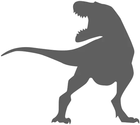 Dinosaur Tail Tyrannosaur Jaws Silueta De Dinosaurio Rex Png Dinosaur Silhouette Png