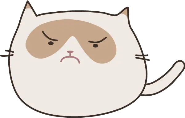 Grumpy Cat Challenge Cartoon Png Grumpy Cat Png