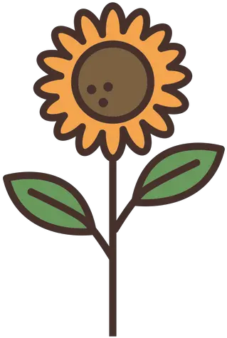 Farm Sunflower Icon Happy Png Sunflower Icon