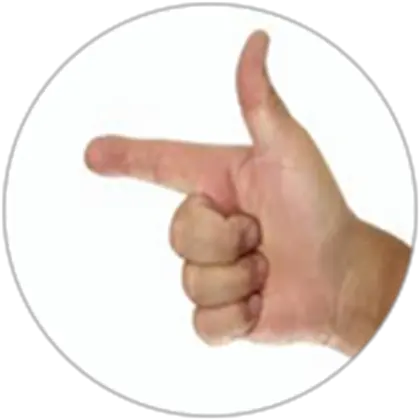 Finger Gun Hand Png Finger Gun Png