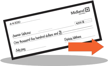 Earn Up To 250 With A Liv Checking Account Midland Horizontal Png Bank Deposit Icon