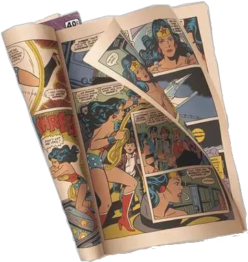 Popular And Trending Comic Book Stickers Wonder Woman Comic Aesthetic Png Comic Book Png