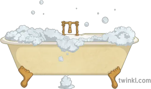 Ks3 Bubble Bath Illustration Twinkl Bathtub Skirt Png Bubble Bath Png