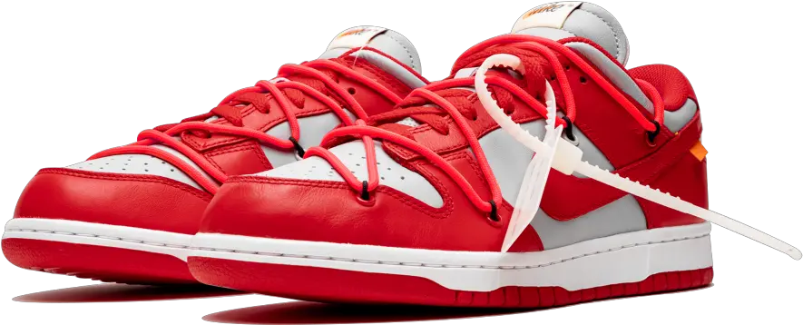 Nike Dunk Low Off Off White University Red Dunk Png Dunk Png