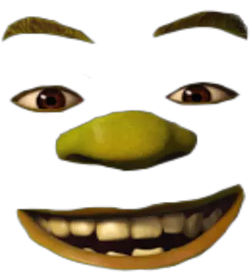 Shreku0027s Face Dd Roblox Png Shrek Face Png