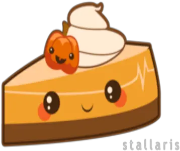 Png Kawaii Pumpkin Pie Clip Art Pumpkin Pie Png