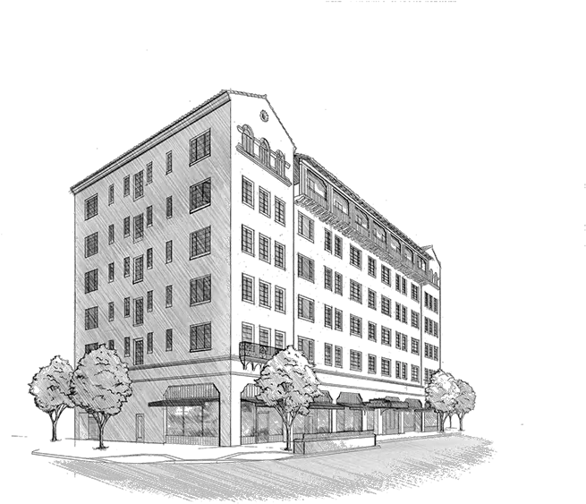 Graduate Palo Alto Coming Soon Hotel Exterior Design Sketch Png Palo Alto Icon