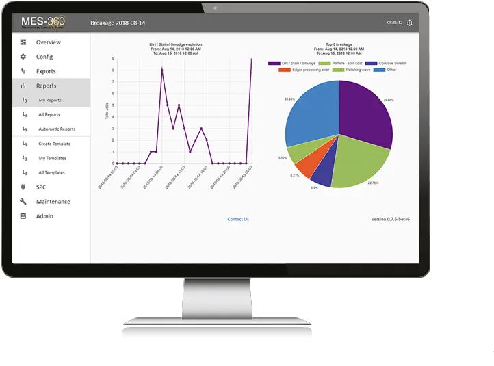 Mes 360 Po Manufacturing Execution System For Precision Industrial Monitor Software Png Po Icon