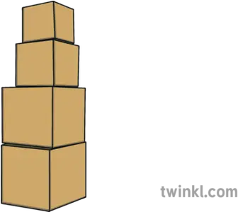 Stack Of Cardboard Boxes Tower Postage Big To Small America Cardboard Box Png Cardboard Box Png