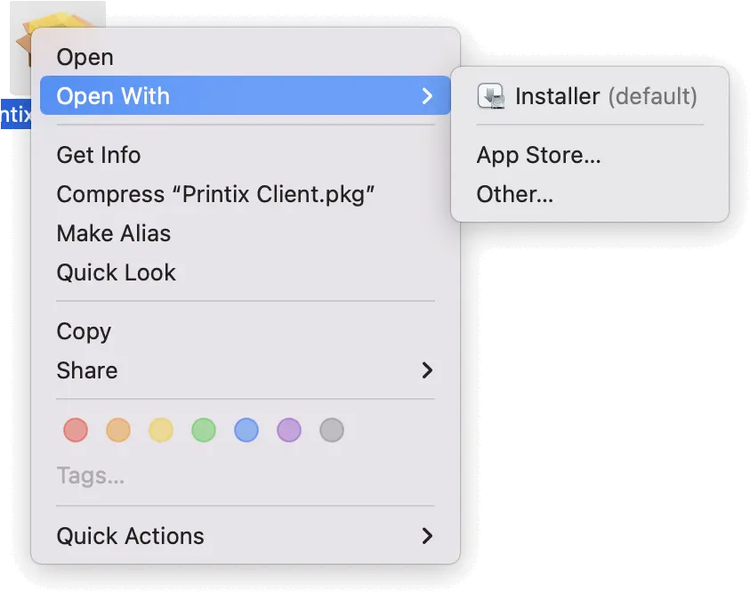 Install Printix Client For Mac Printix User Manual 1 Dot Png User Manual Icon