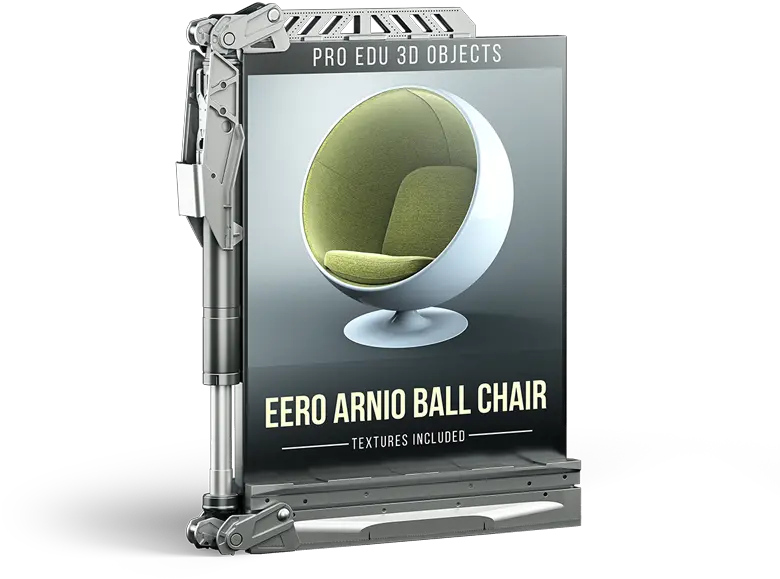 Eero Aarnio Ball Chair 3d Model Pro Edu Horizontal Png Grunge Icon Tutorial