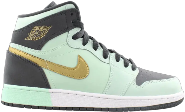 Air Jordan 1 Retro High Gs Mint Foam Nike Air Jordan Basketball Shoes For Girls Png Air Jordan Icon