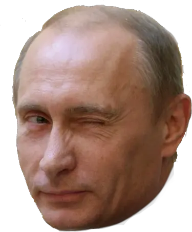 Anthropocene Man Png Bank Putin Face Png Wink Png