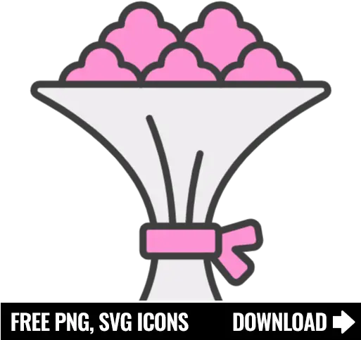 Free Wedding Bouquet Icon Symbol Png Svg Download Fitness Icon Png Cotton Icon