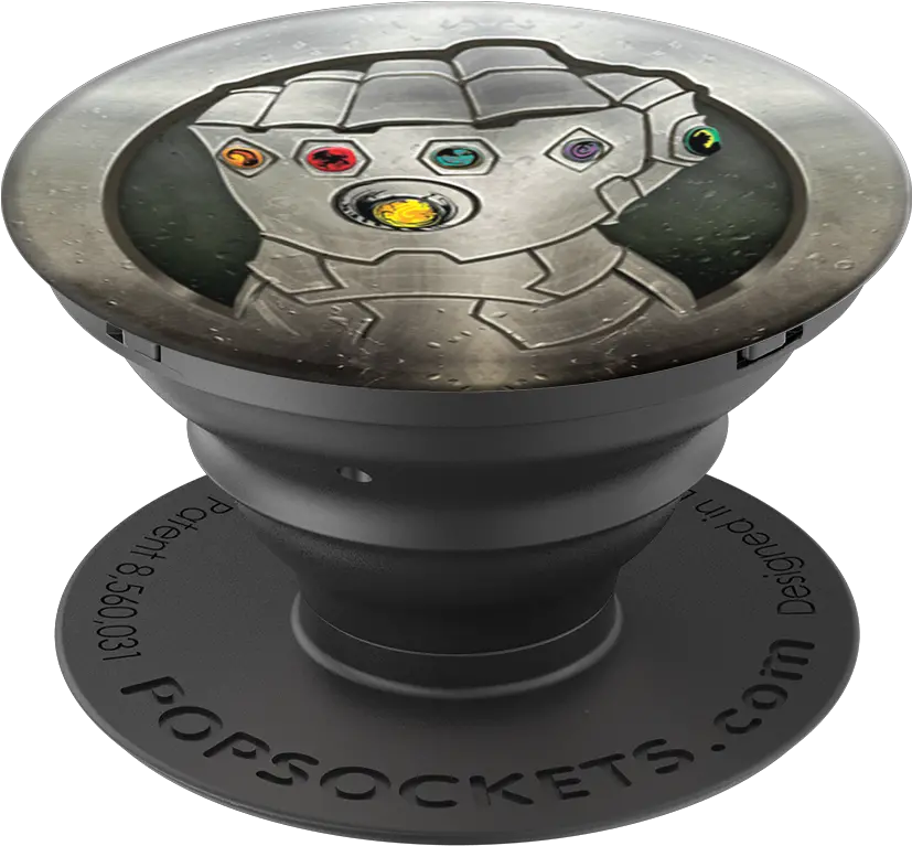 Popsockets Grip Monochrome Infinity Gauntlet Infinity Gauntlet Popsocket Png Infinity Gauntlet Transparent