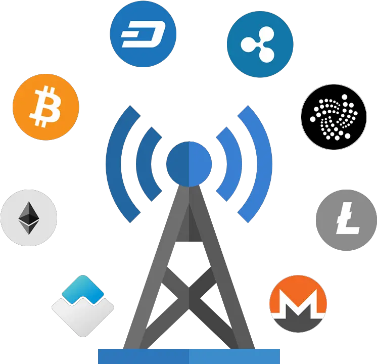 Download Hd Crypto Signals Linked In Elevate Logo Antenna Tower Icon Png Linked Logo