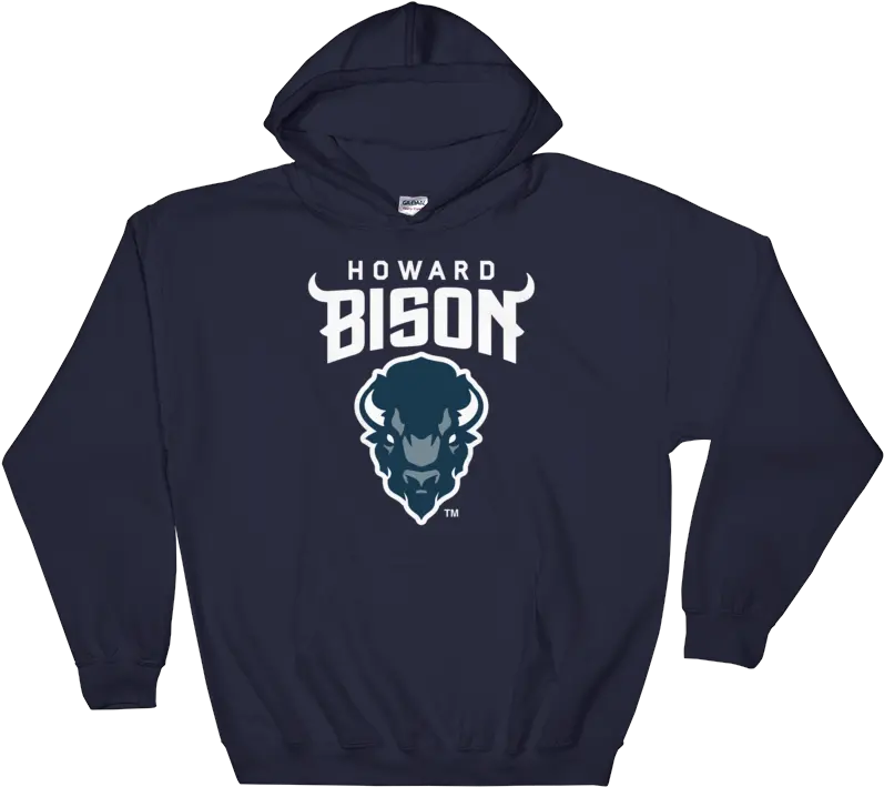 Howard University Bison Logo Pullover Drippy Hoodies Under Png Howard University Logo