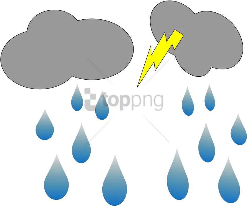 Transparent Rain Clipart Animated Png Rain Cloud Transparent