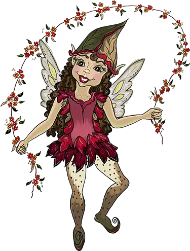 Pixie Flower Garland Sticker Fairy Png Flower Garland Png