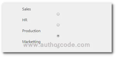 Create Radio Button List From Model In Mvc Authorcode Dot Png Radio Button Png