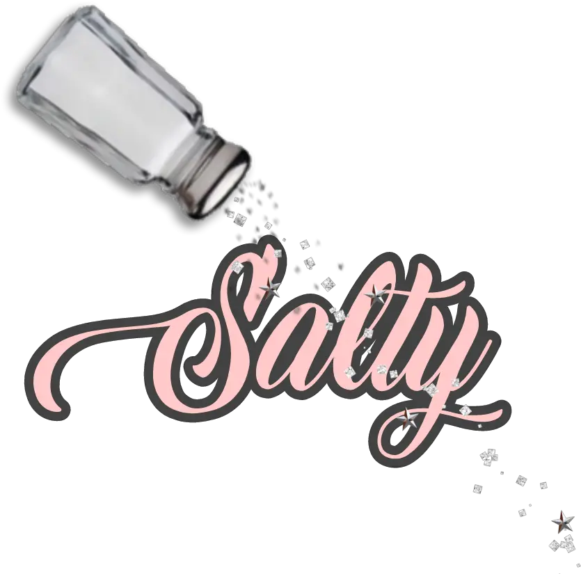 Salt Salty Quotes U0026 Sayings Pink Words Transparent Calligraphy Png Salt Transparent